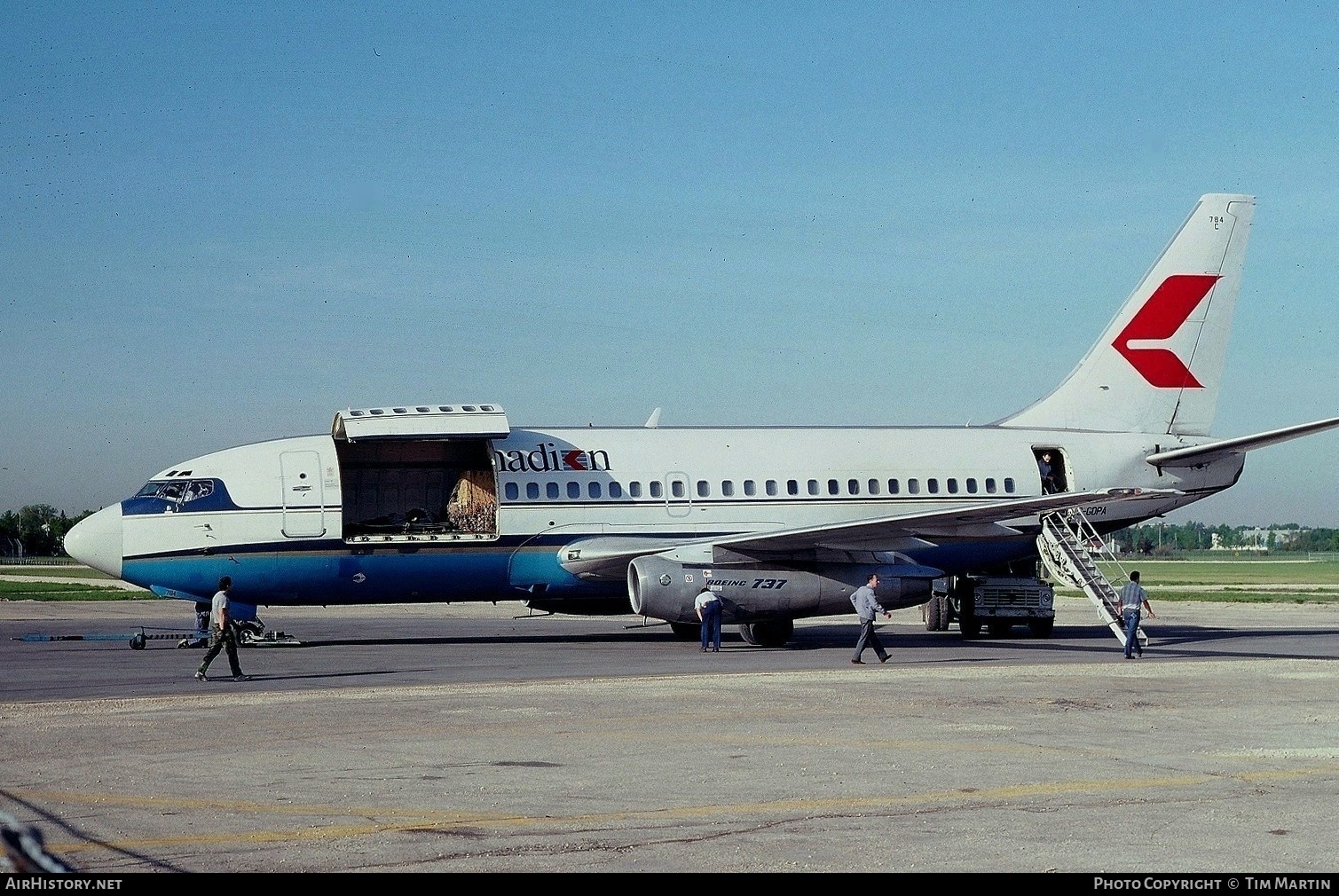Aircraft Photo of C-GDPA | Boeing 737-2T2C/Adv | Canadian Airlines | AirHistory.net #187838