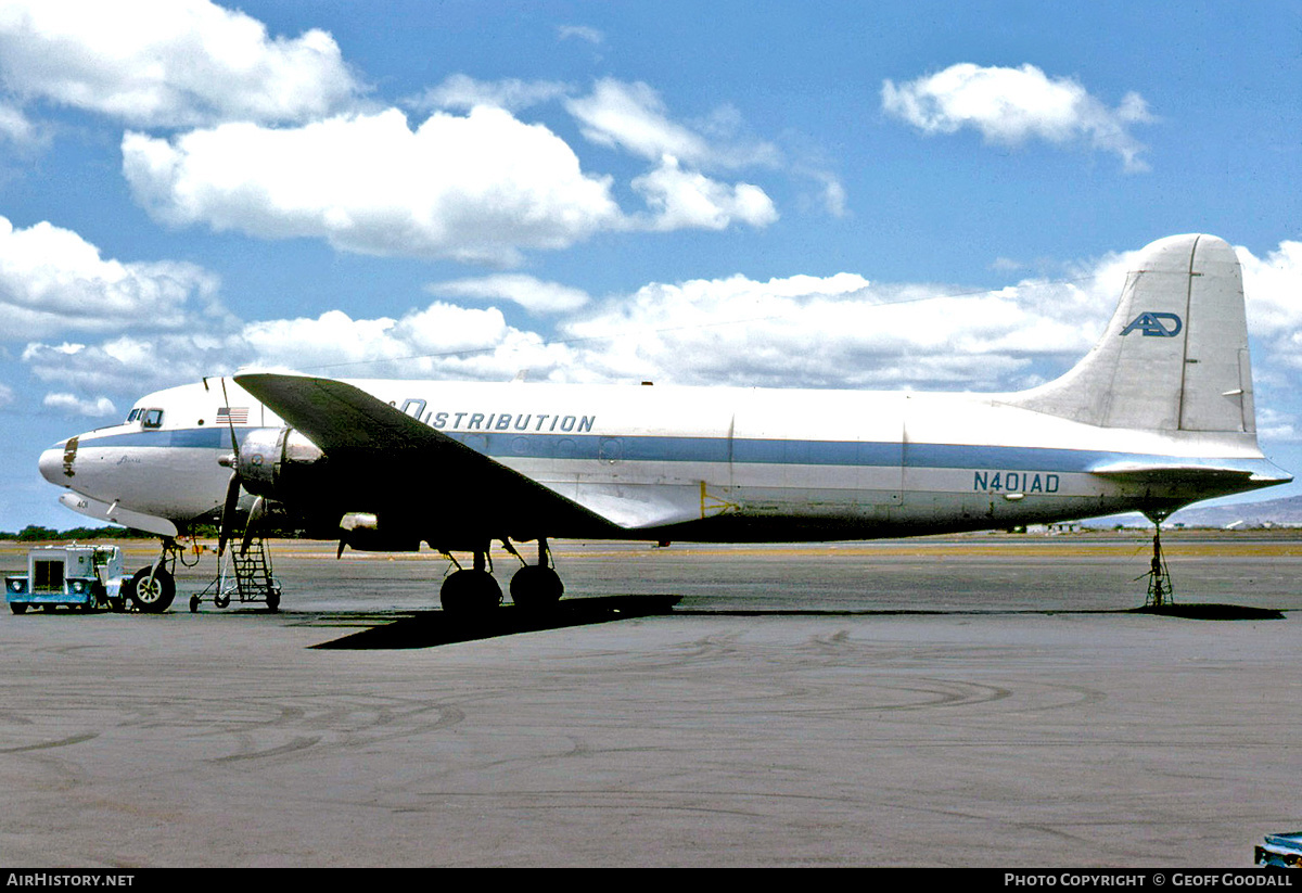 Aircraft Photo of N401AD | Douglas C-54B Skymaster | Air Distribution | AirHistory.net #187875