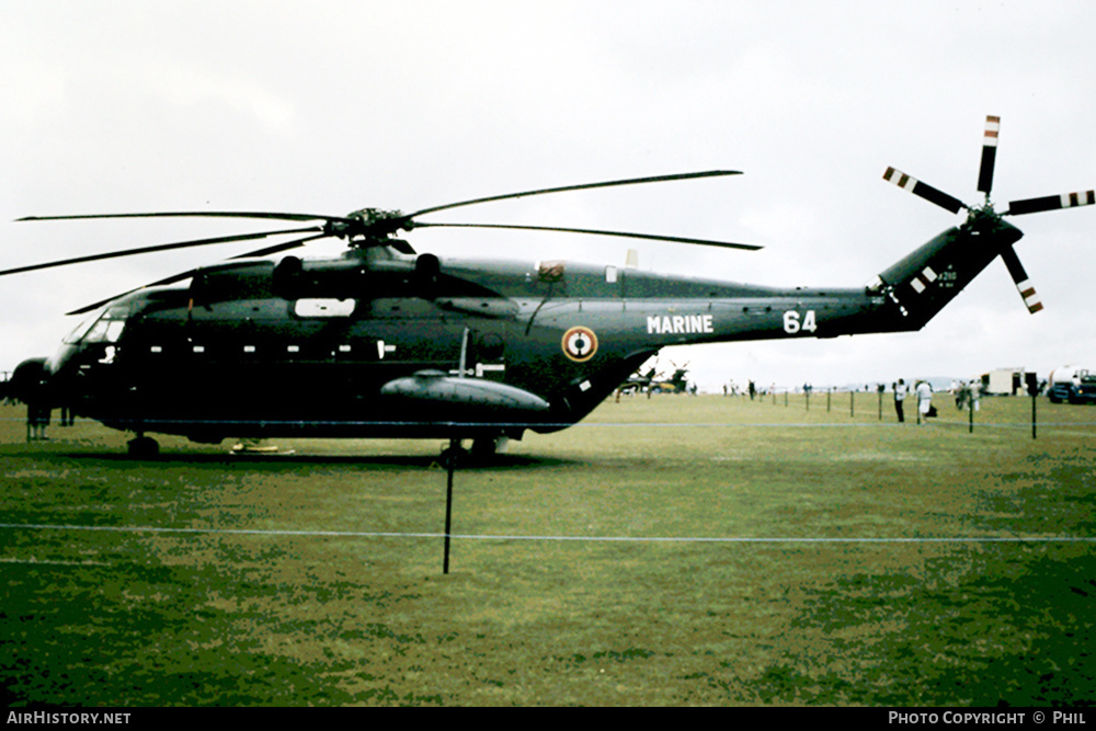 Aircraft Photo of 164 / 64 | Aerospatiale SA-321G Super Frelon | France - Navy | AirHistory.net #187886