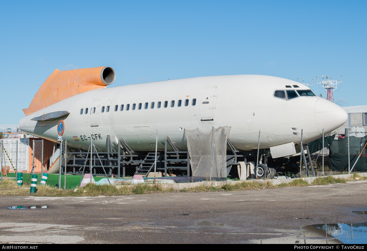 Aircraft Photo of EC-CFK | Boeing 727-256/Adv | AirHistory.net #187887