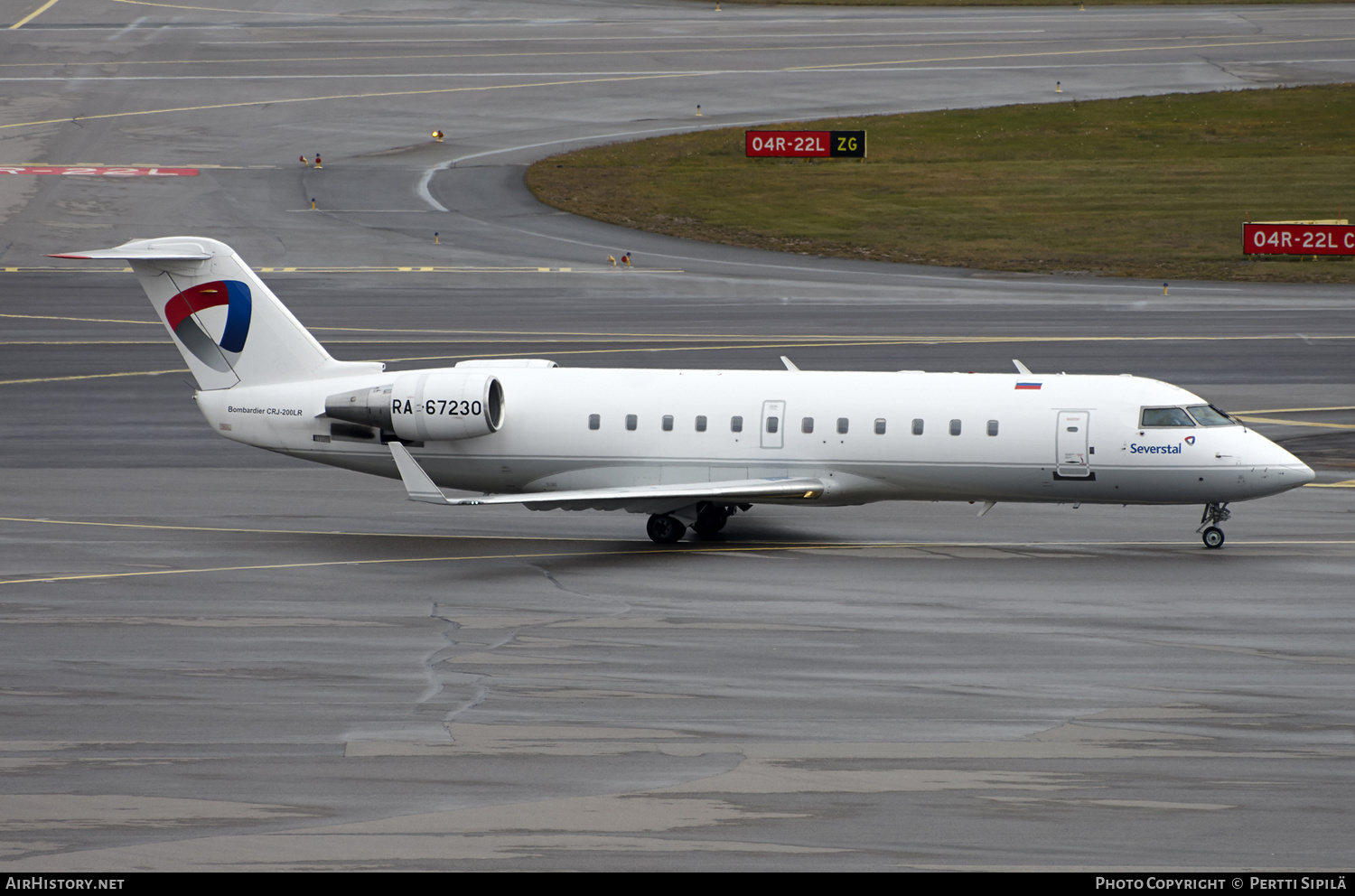 Aircraft Photo of RA-67230 | Bombardier CRJ-200LR (CL-600-2B19) | Severstal Avia | AirHistory.net #187889
