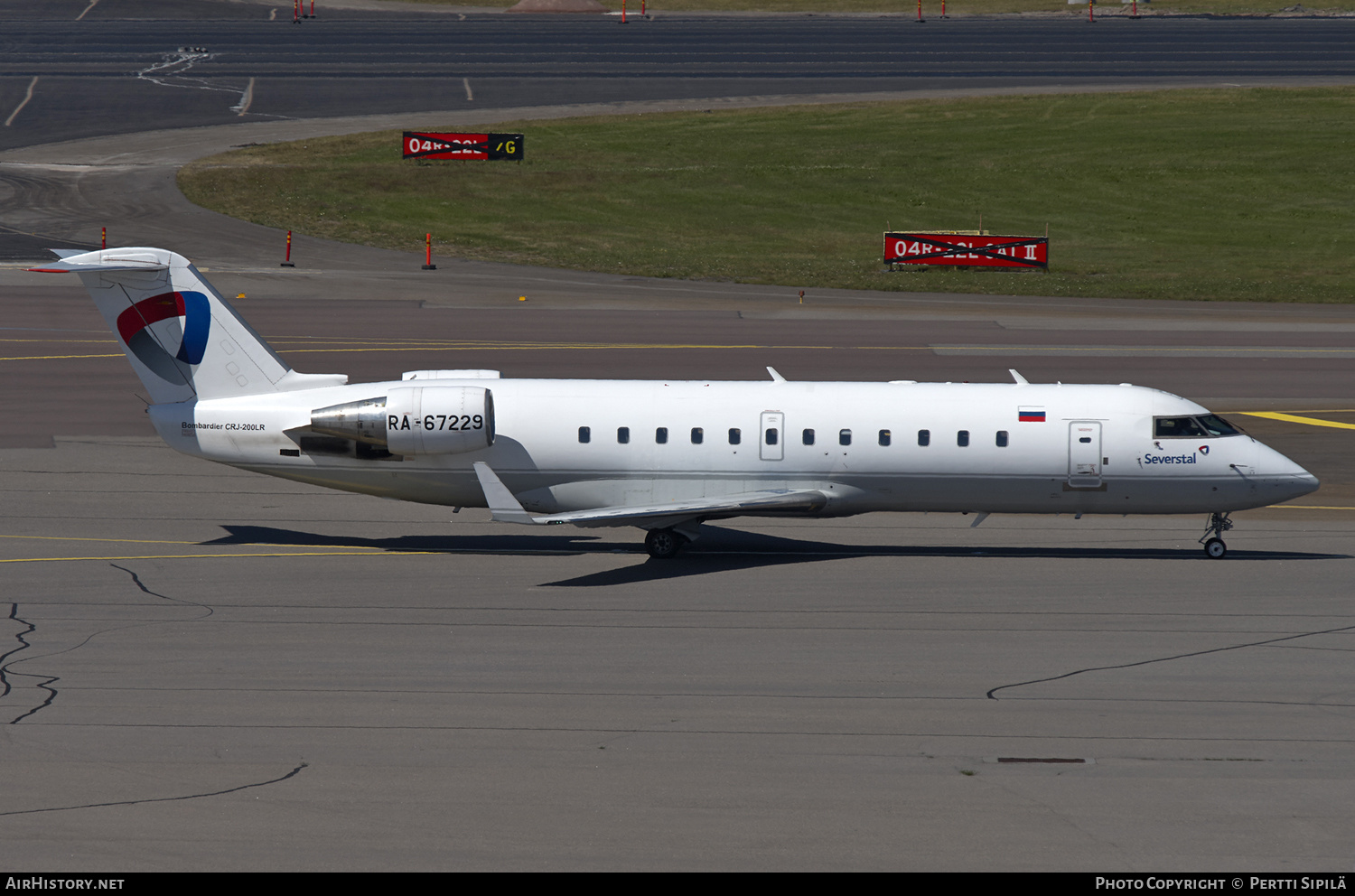 Aircraft Photo of RA-67229 | Bombardier CRJ-200LR (CL-600-2B19) | Severstal Avia | AirHistory.net #187891