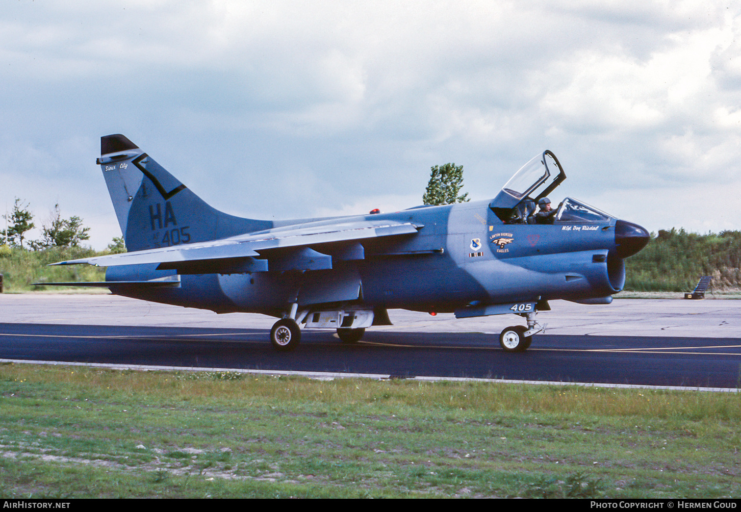 Aircraft Photo of 75-0405 / AF75-0405 | Vought A-7D Corsair II | USA - Air Force | AirHistory.net #187897