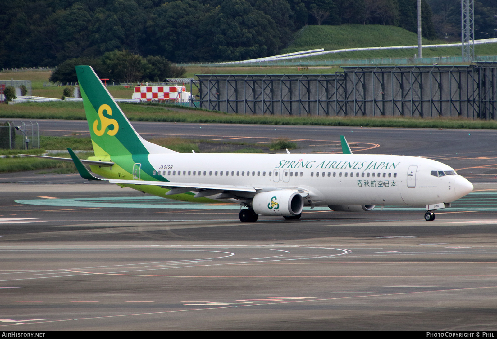 Aircraft Photo of JA01GR | Boeing 737-81D | Spring Airlines Japan | AirHistory.net #187901