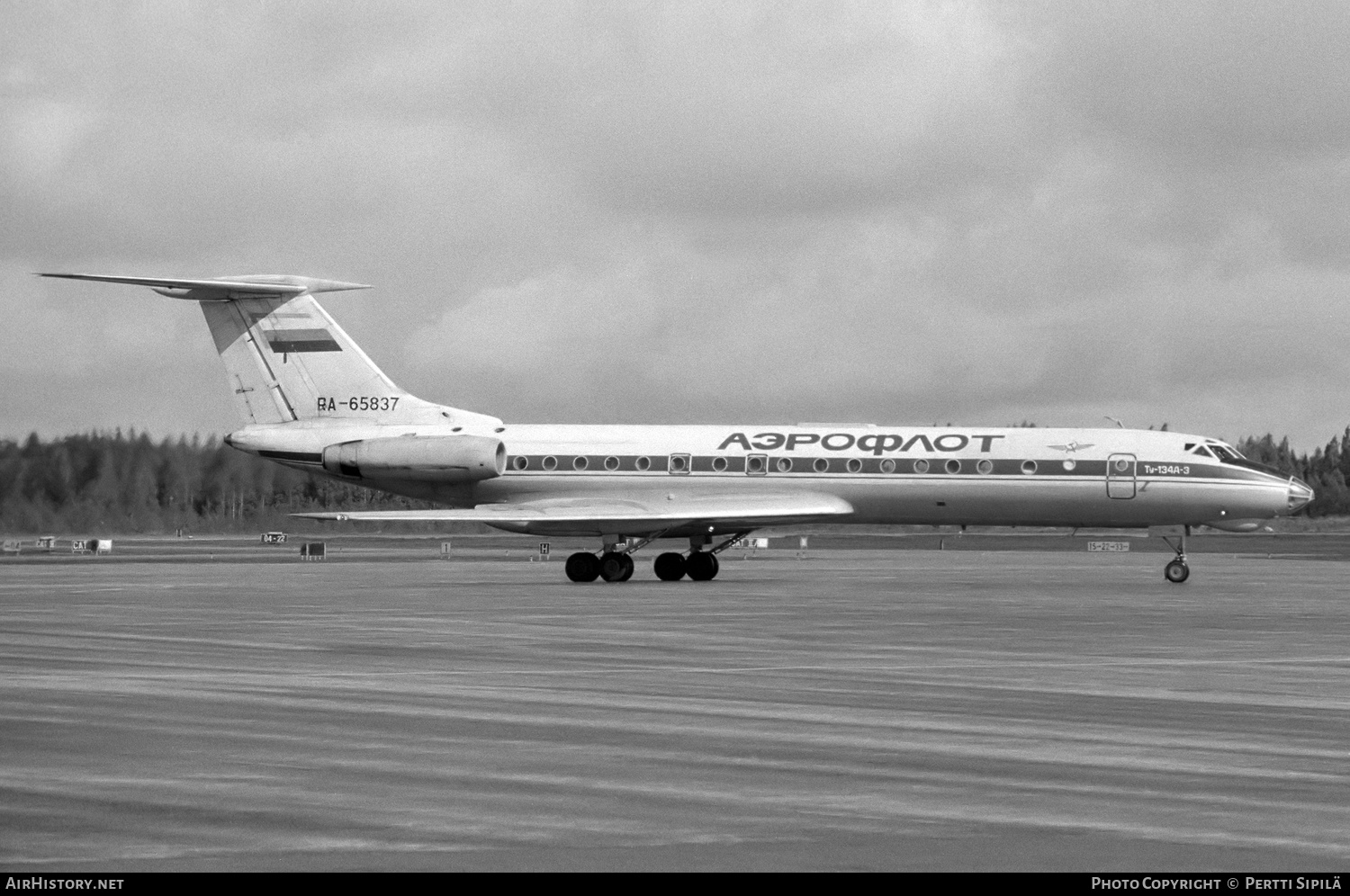Aircraft Photo of RA-65837 | Tupolev Tu-134A-3 | Aeroflot | AirHistory.net #187912