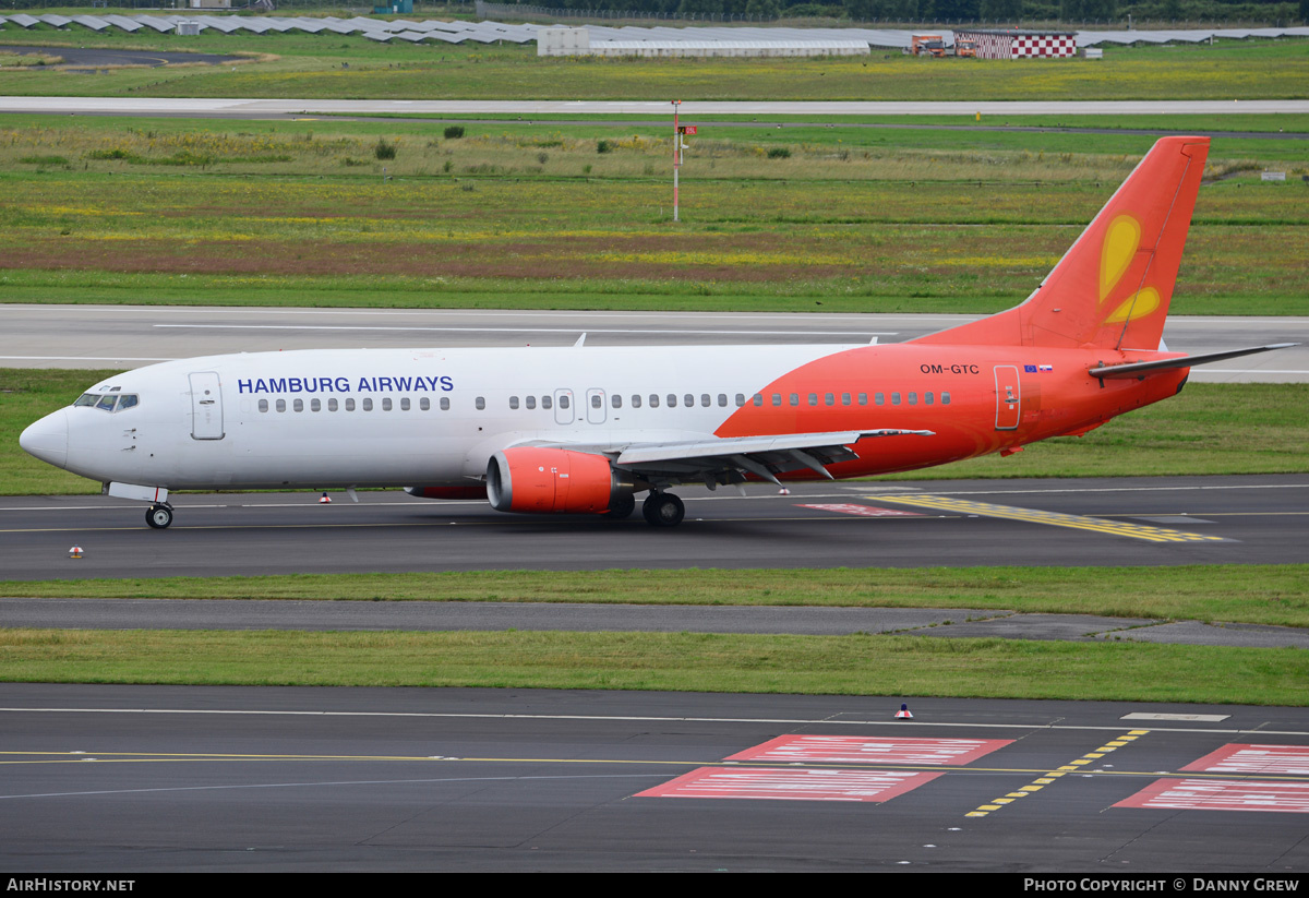 Aircraft Photo of OM-GTC | Boeing 737-430 | Hamburg Airways | AirHistory.net #187913