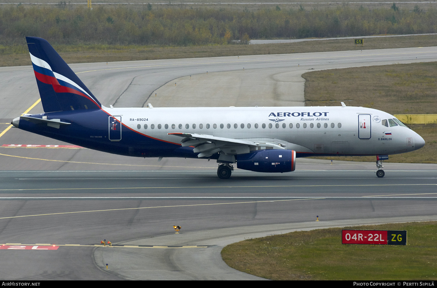 Aircraft Photo of RA-89024 | Sukhoi SSJ-100-95B Superjet 100 (RRJ-95B) | Aeroflot - Russian Airlines | AirHistory.net #187936