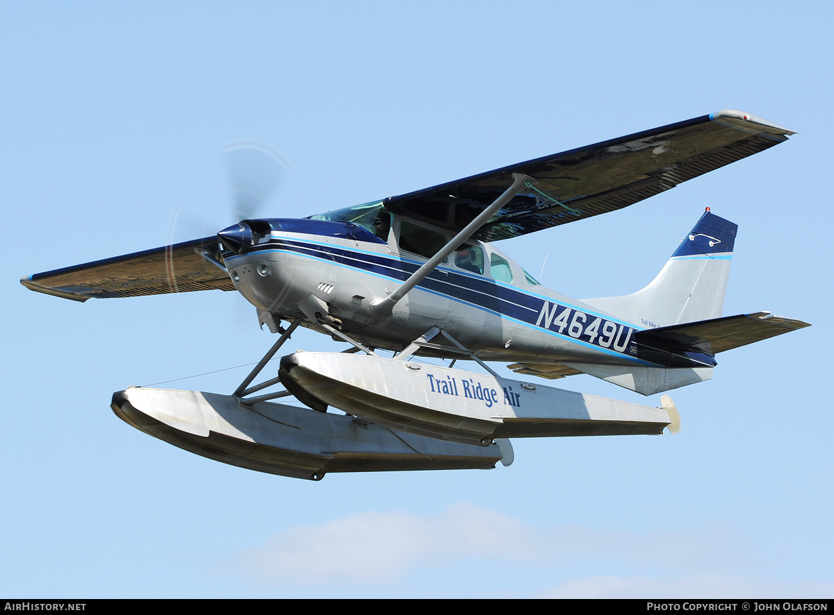 Aircraft Photo of N4649U | Cessna U206G Stationair 6 | Trail Ridge Air | AirHistory.net #187942