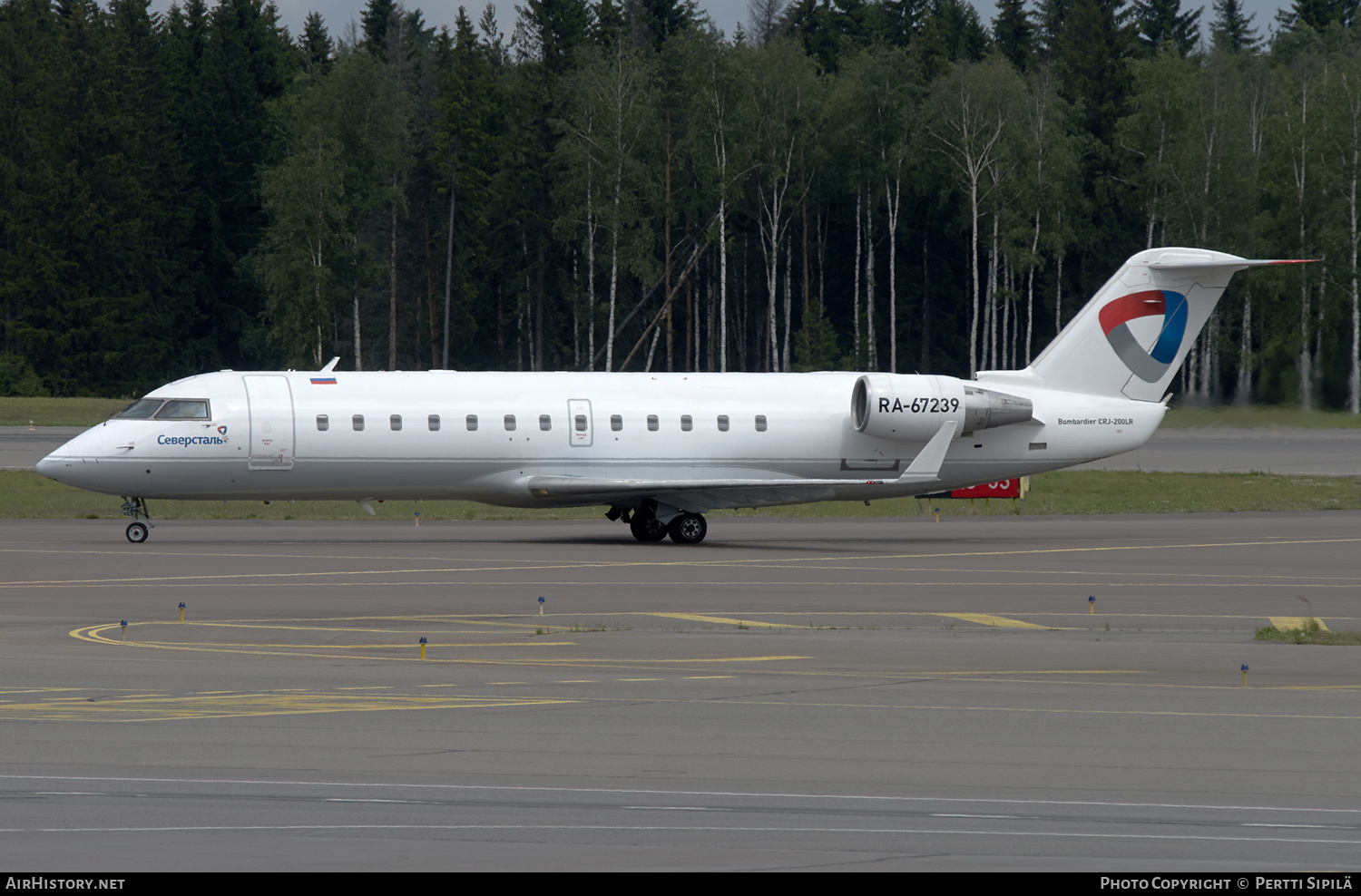 Aircraft Photo of RA-67239 | Bombardier CRJ-200ER (CL-600-2B19) | Severstal Avia | AirHistory.net #187949