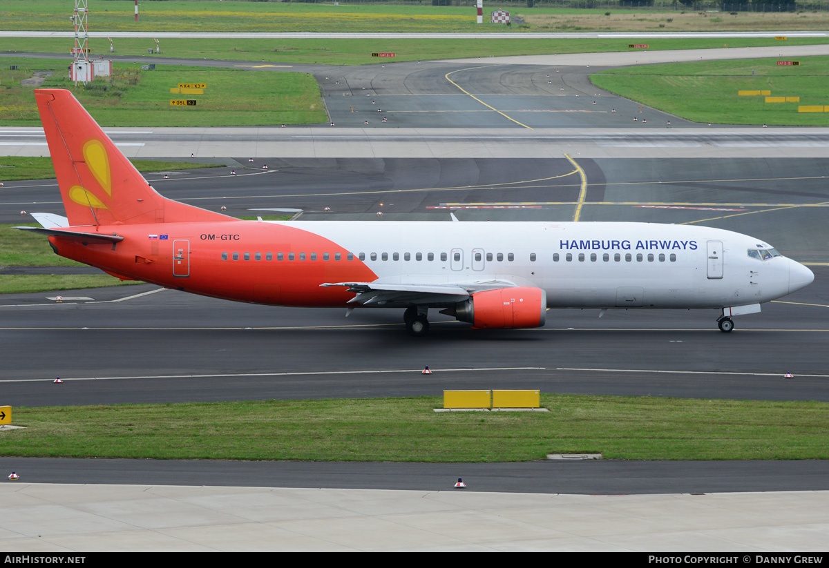 Aircraft Photo of OM-GTC | Boeing 737-430 | Hamburg Airways | AirHistory.net #187950