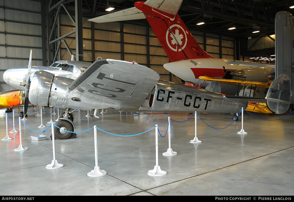 Aircraft Photo of CF-CCT | Lockheed 12-A Electra Junior | Department of Transport | AirHistory.net #187959