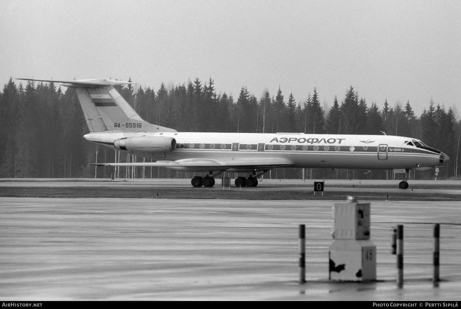 Aircraft Photo of RA-65916 | Tupolev Tu-134A-3 | Aeroflot | AirHistory.net #187977