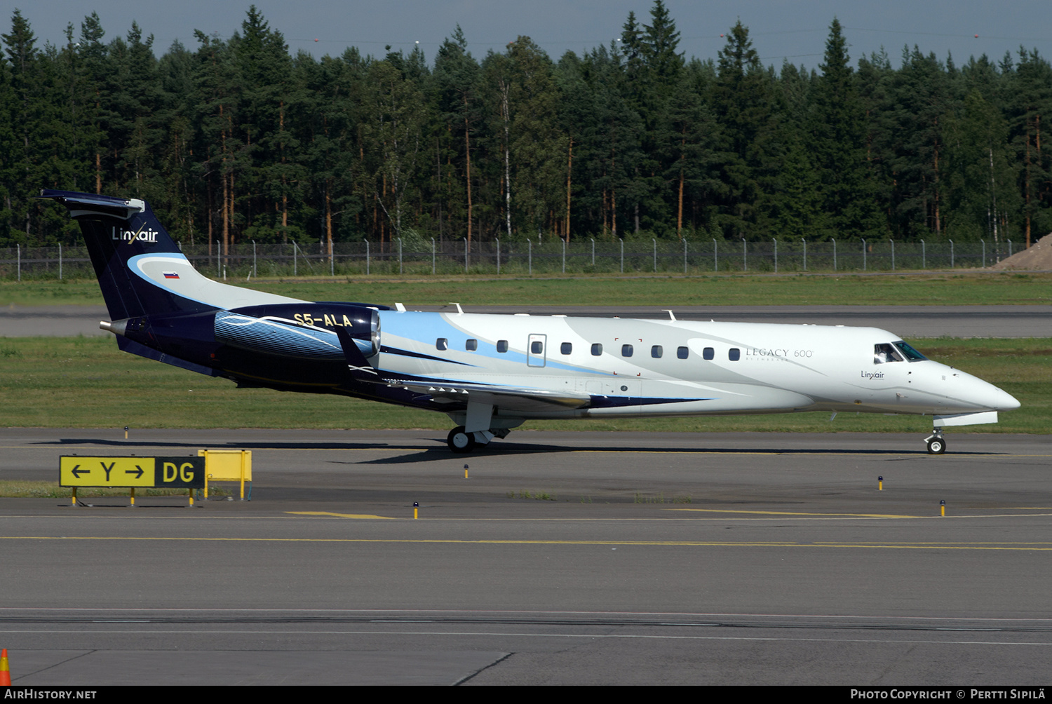 Aircraft Photo of S5-ALA | Embraer Legacy 600 (EMB-135BJ) | Linxair Business Airlines | AirHistory.net #188000