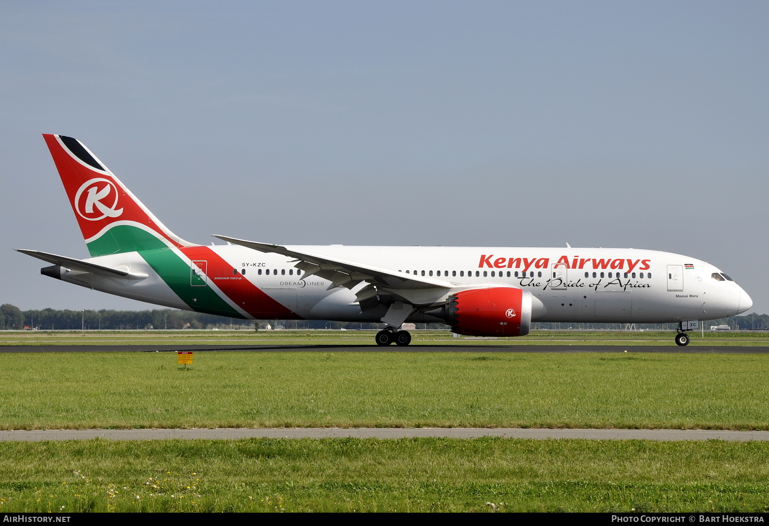 Aircraft Photo of 5Y-KZC | Boeing 787-8 Dreamliner | Kenya Airways | AirHistory.net #188007