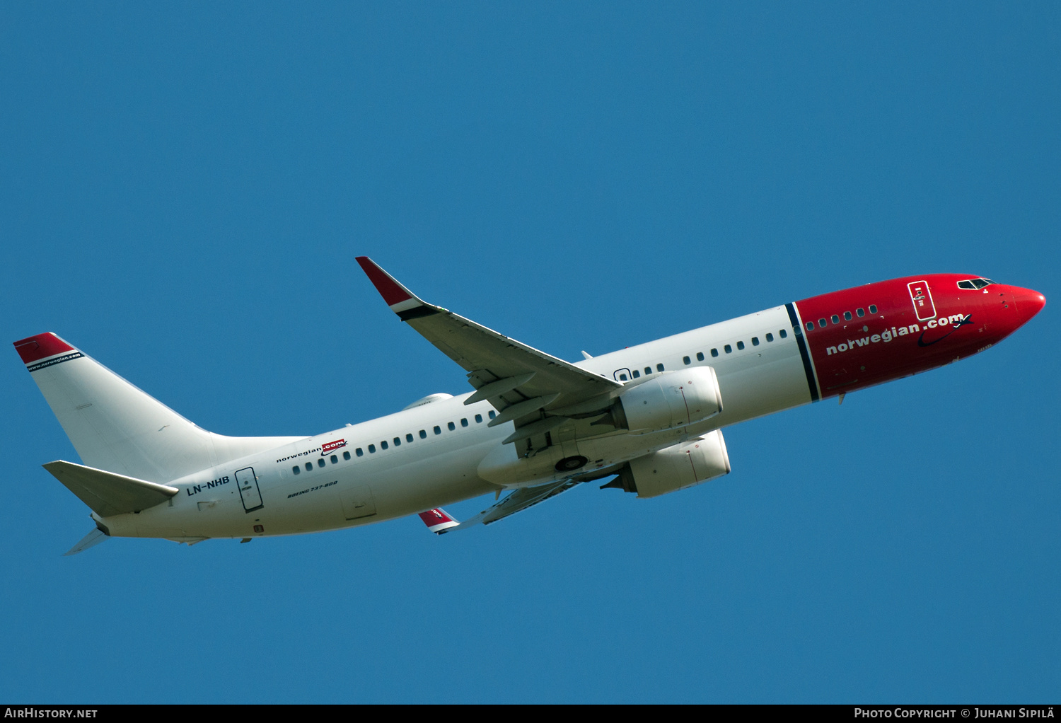 Aircraft Photo of LN-NHB | Boeing 737-8JP | Norwegian | AirHistory.net #188022