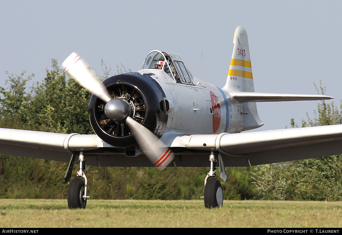 Aircraft Photo of F-AZRO / 3443 | North American T-6 / A6M Zero (mod) | Japan - Navy | AirHistory.net #188031