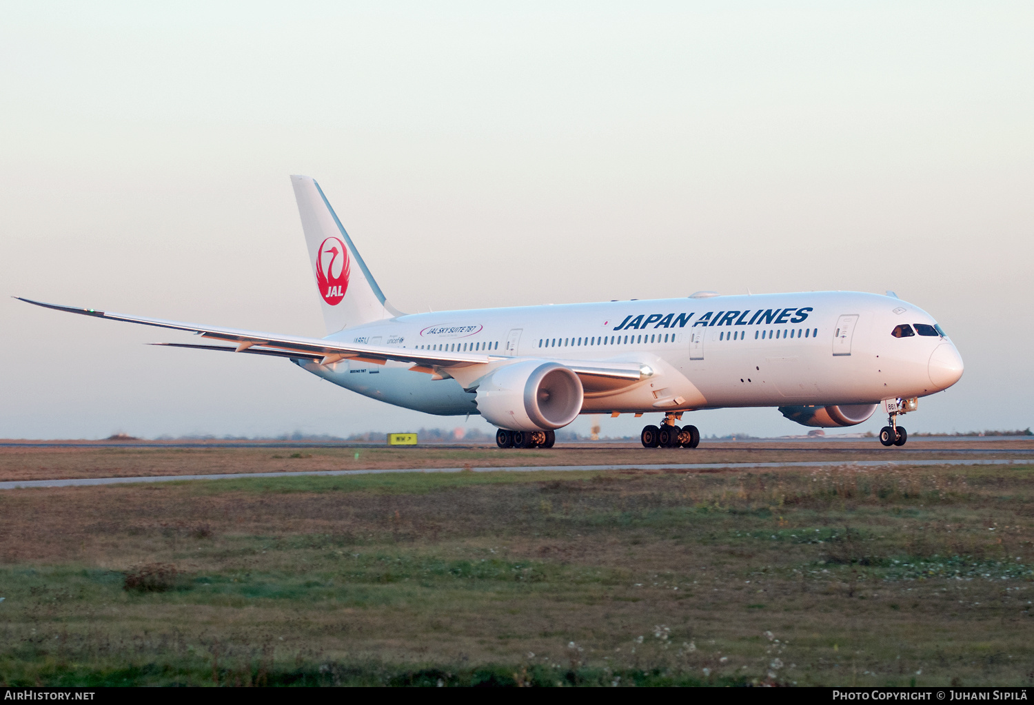 Aircraft Photo of JA861J | Boeing 787-9 Dreamliner | Japan Airlines - JAL | AirHistory.net #188051