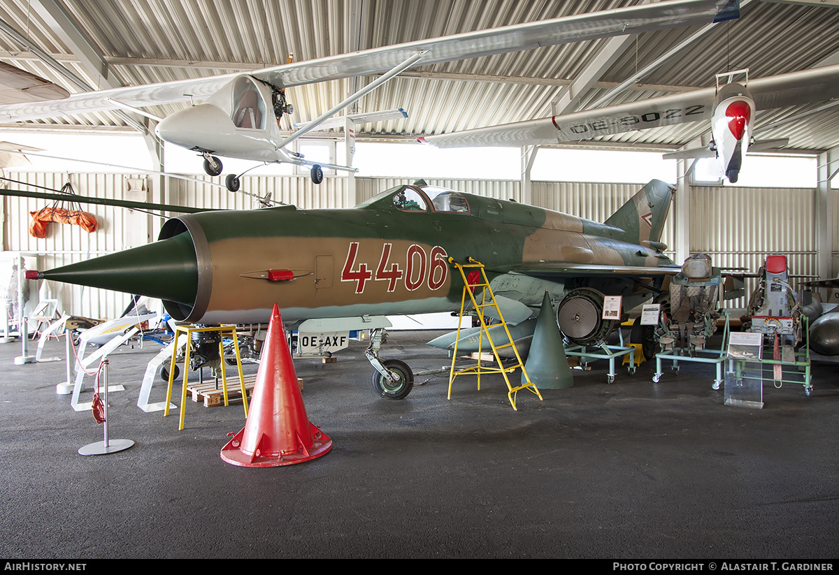 Aircraft Photo of 4406 | Mikoyan-Gurevich MiG-21MF | Hungary - Air Force | AirHistory.net #188068