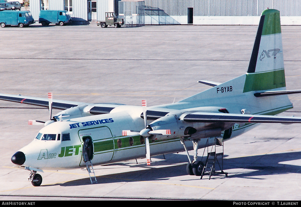 Aircraft Photo of F-BYAB | Fokker F27-600 Friendship | Air Jet | AirHistory.net #188069