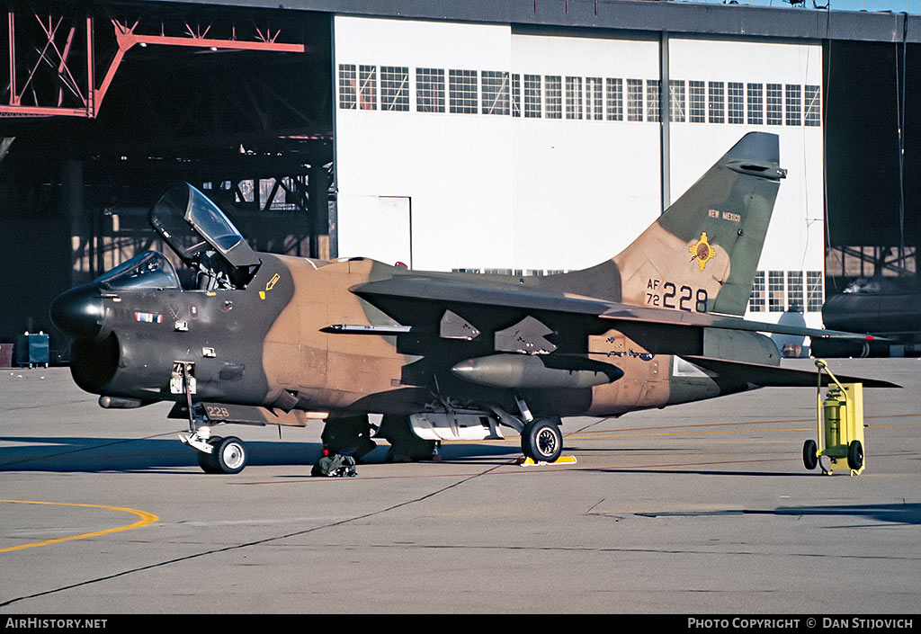 Aircraft Photo of 72-0228 / AF72-288 | LTV A-7D Corsair II | USA - Air Force | AirHistory.net #188112