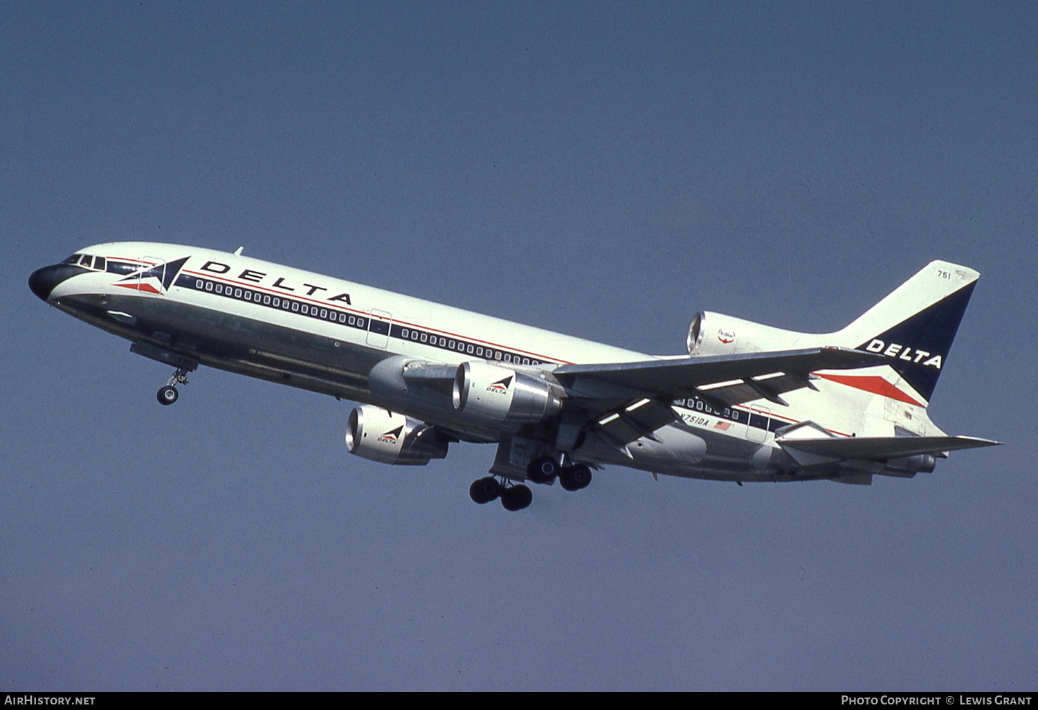 Aircraft Photo of N751DA | Lockheed L-1011-385-3 TriStar 500 | Delta Air Lines | AirHistory.net #188135