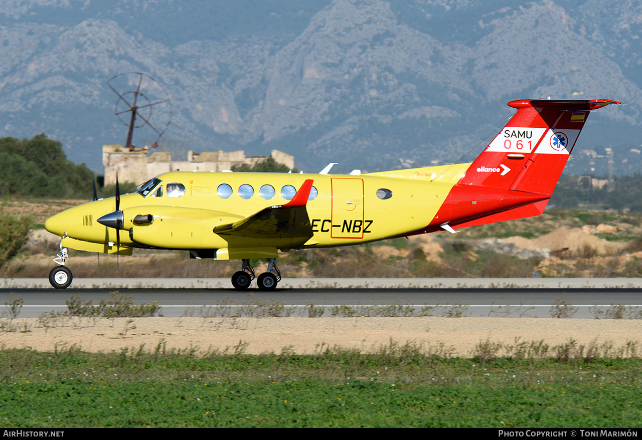 Aircraft Photo of EC-NBZ | Beechcraft 250 King Air (200GT) | SAMU - Service d'Aide Médicale Urgente | AirHistory.net #188151