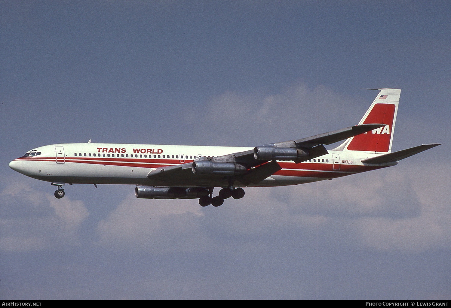 Aircraft Photo of N8730 | Boeing 707-331B | Trans World Airlines - TWA | AirHistory.net #188156