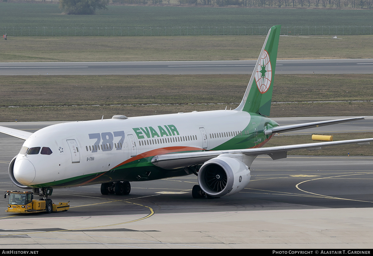 Aircraft Photo of B-17881 | Boeing 787-9 Dreamliner | EVA Air | AirHistory.net #188169