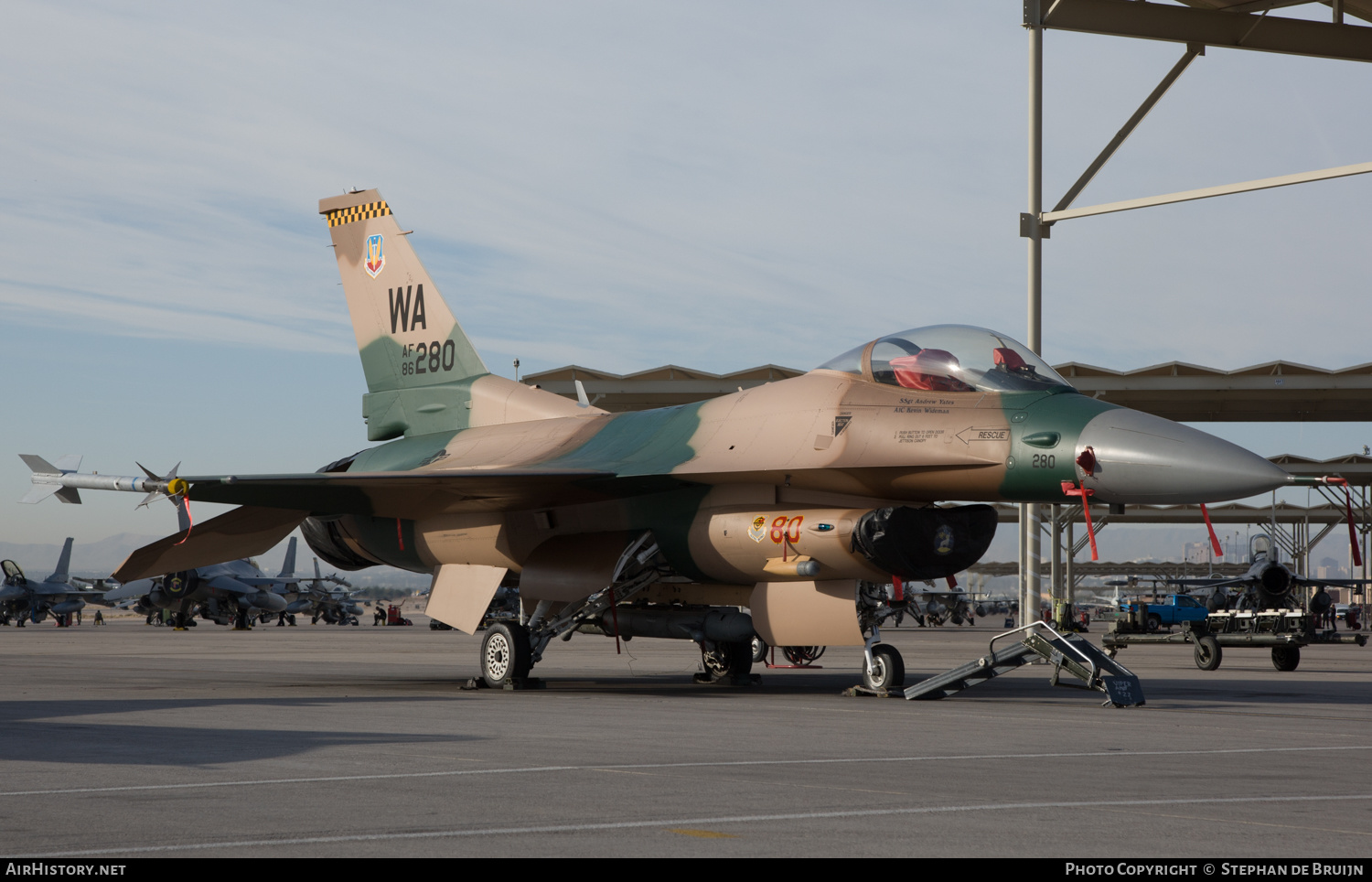 Aircraft Photo of 86-0280 / AF86-280 | General Dynamics F-16C Fighting Falcon | USA - Air Force | AirHistory.net #188173