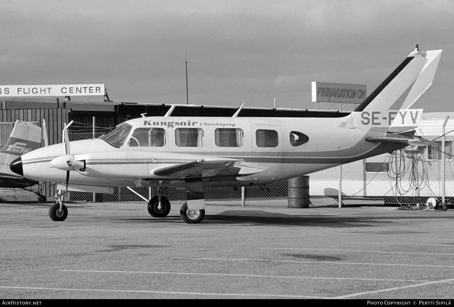 Aircraft Photo of SE-FYV | Piper PA-31-310 Navajo B | Kungsair | AirHistory.net #188185