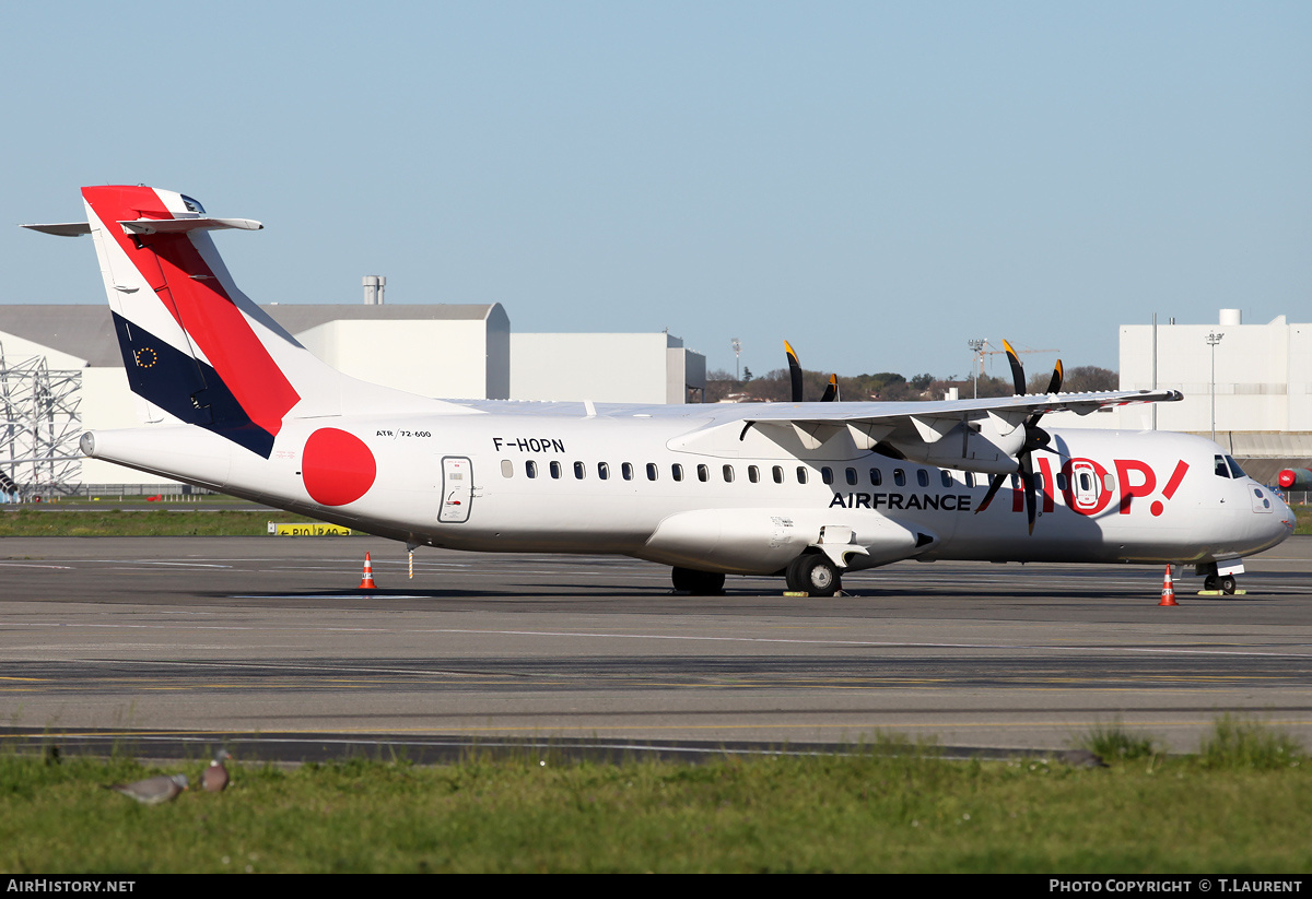 Aircraft Photo of F-HOPN | ATR ATR-72-600 (ATR-72-212A) | Hop! | AirHistory.net #188197