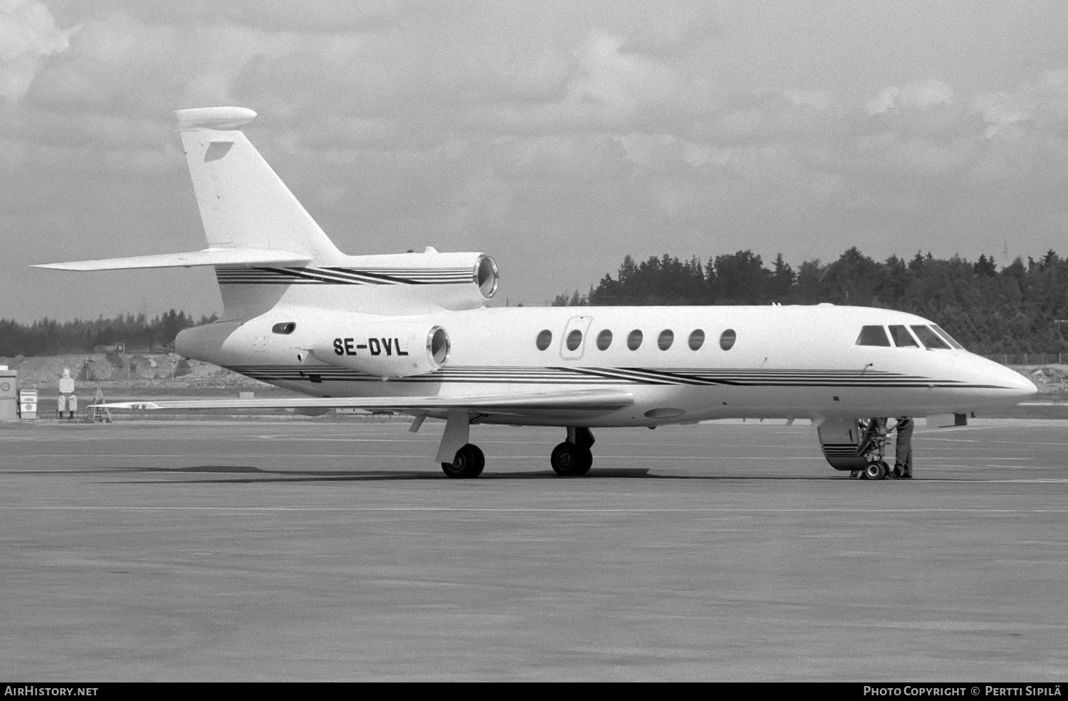 Aircraft Photo of SE-DVL | Dassault Falcon 50 | AirHistory.net #188205