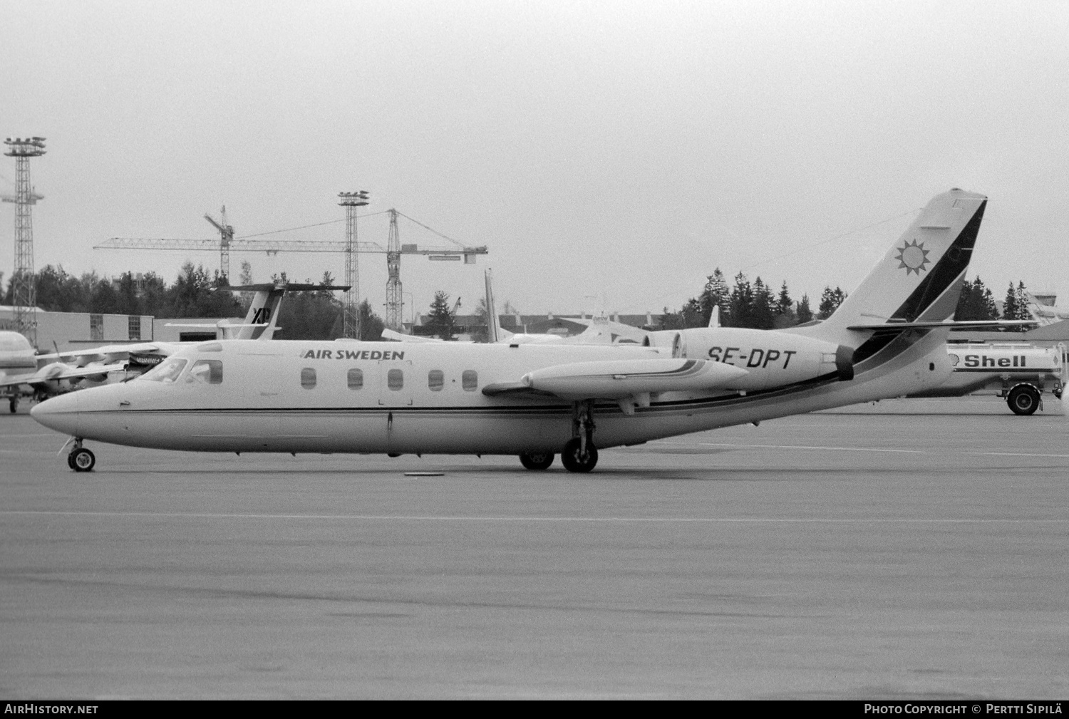 Aircraft Photo of SE-DPT | Israel Aircraft Industries IAI-1124 Westwind 1 | West Air Sweden | AirHistory.net #188221