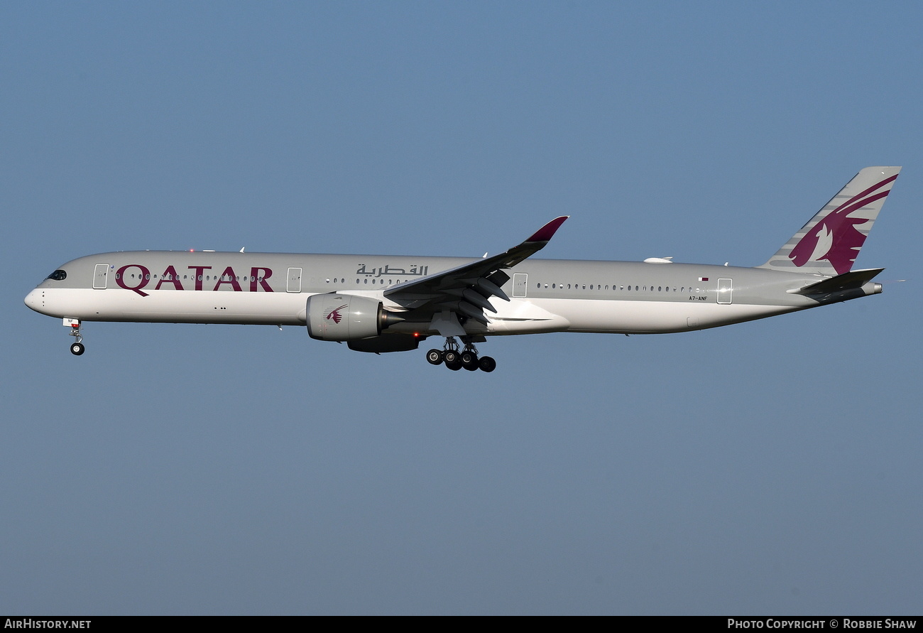 Aircraft Photo of A7-ANF | Airbus A350-1041 | Qatar Airways | AirHistory.net #188222