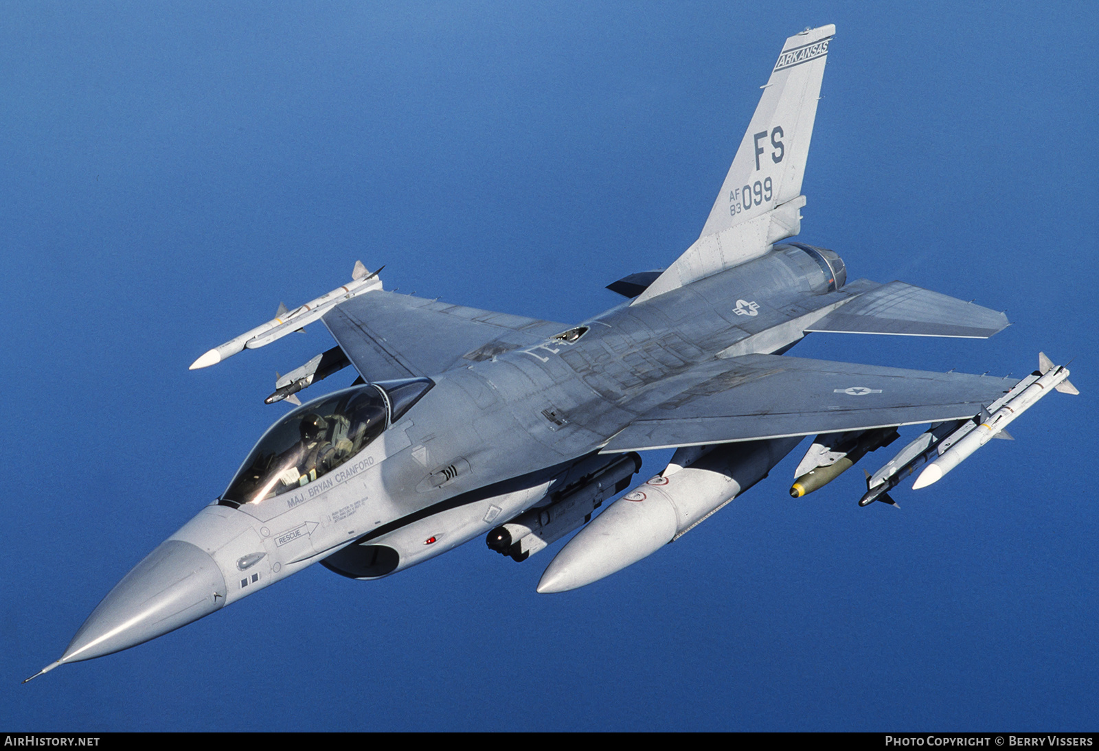 Aircraft Photo of 83-1099 / AF83-099 | General Dynamics F-16A Fighting Falcon | USA - Air Force | AirHistory.net #188238
