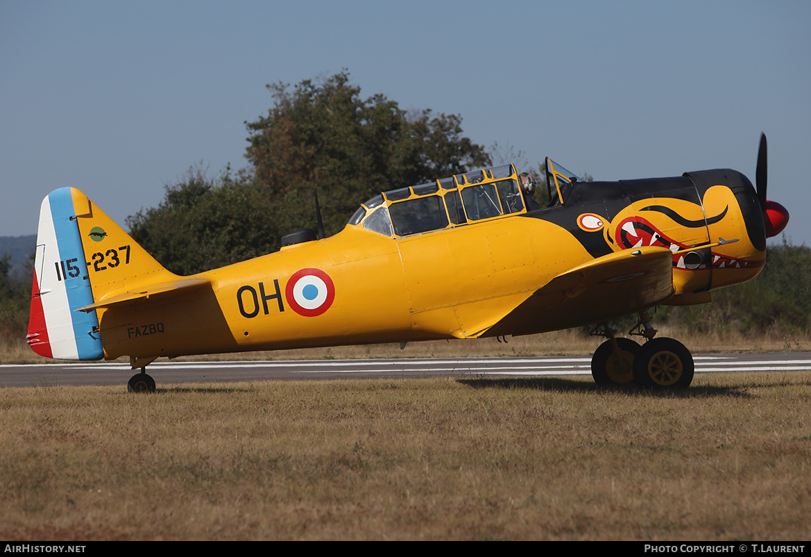 Aircraft Photo of F-AZBQ / 115237 | North American T-6G Texan | France - Air Force | AirHistory.net #188248