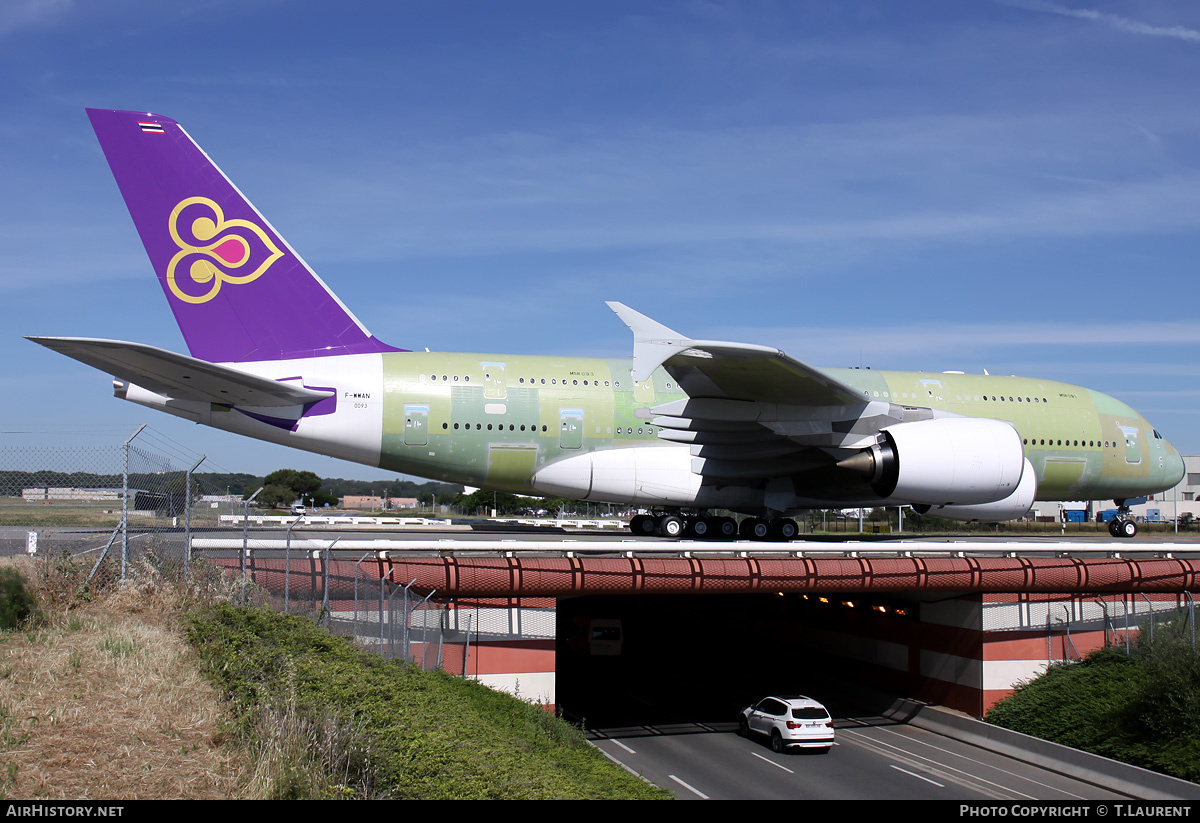 Aircraft Photo of F-WWAN | Airbus A380-841 | Thai Airways International | AirHistory.net #188250