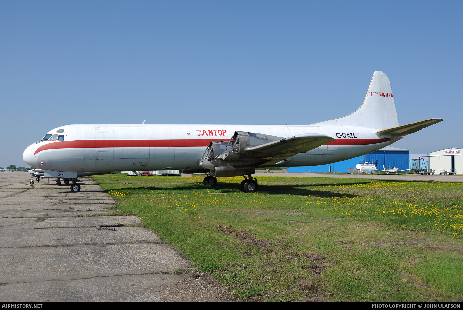 Aircraft Photo of C-GKIL | Lockheed L-188A(F) Electra | Zantop International Airlines | AirHistory.net #188260