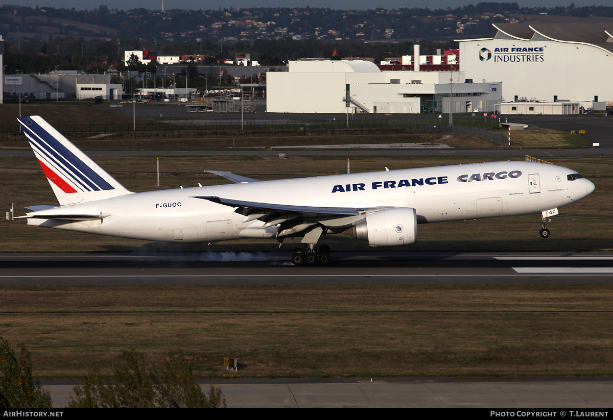 Aircraft Photo of F-GUOC | Boeing 777-F28 | Air France Cargo | AirHistory.net #188292