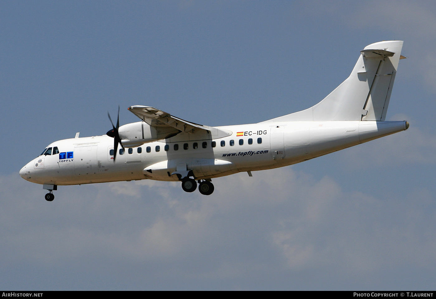 Aircraft Photo of EC-IDG | ATR ATR-42-300 | Top Fly | AirHistory.net #188316