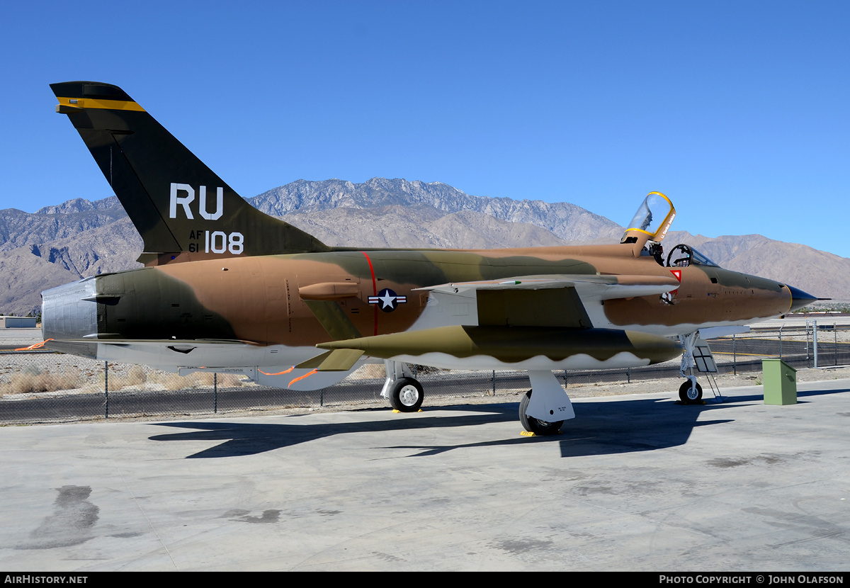 Aircraft Photo of 61-0108 / AF61-108 | Republic F-105D Thunderchief | USA - Air Force | AirHistory.net #188344