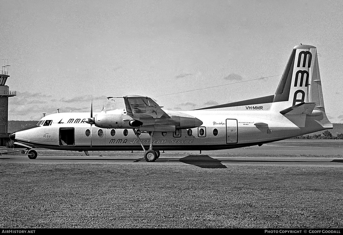 Aircraft Photo of VH-MMR | Fokker F27-200 Friendship | MacRobertson Miller Airlines - MMA | AirHistory.net #188349