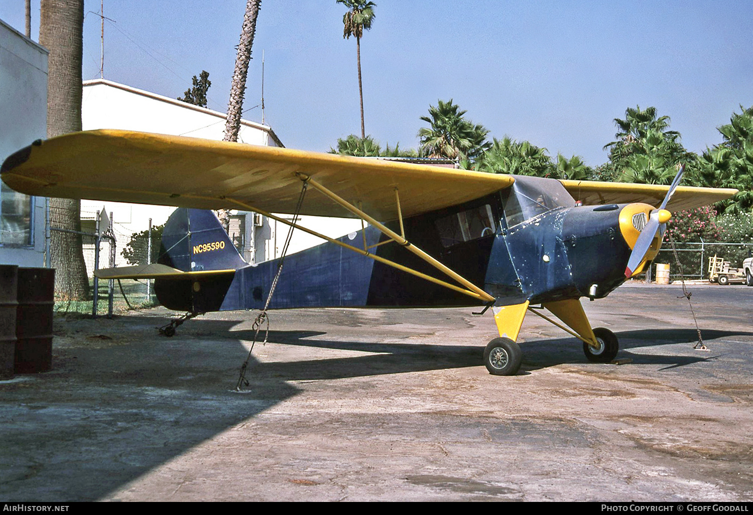 Aircraft Photo of N95590 / NC95590 | Taylorcraft BC-12D | AirHistory.net #188350