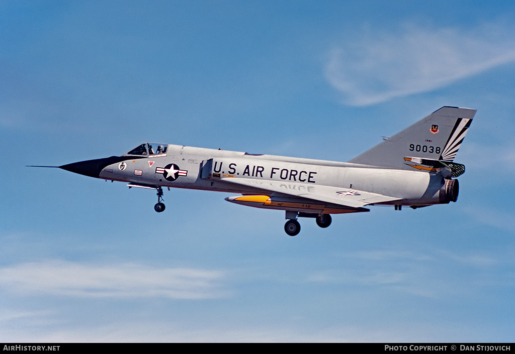 Aircraft Photo of 59-0038 / 90038 | Convair F-106A Delta Dart | USA - Air Force | AirHistory.net #188360