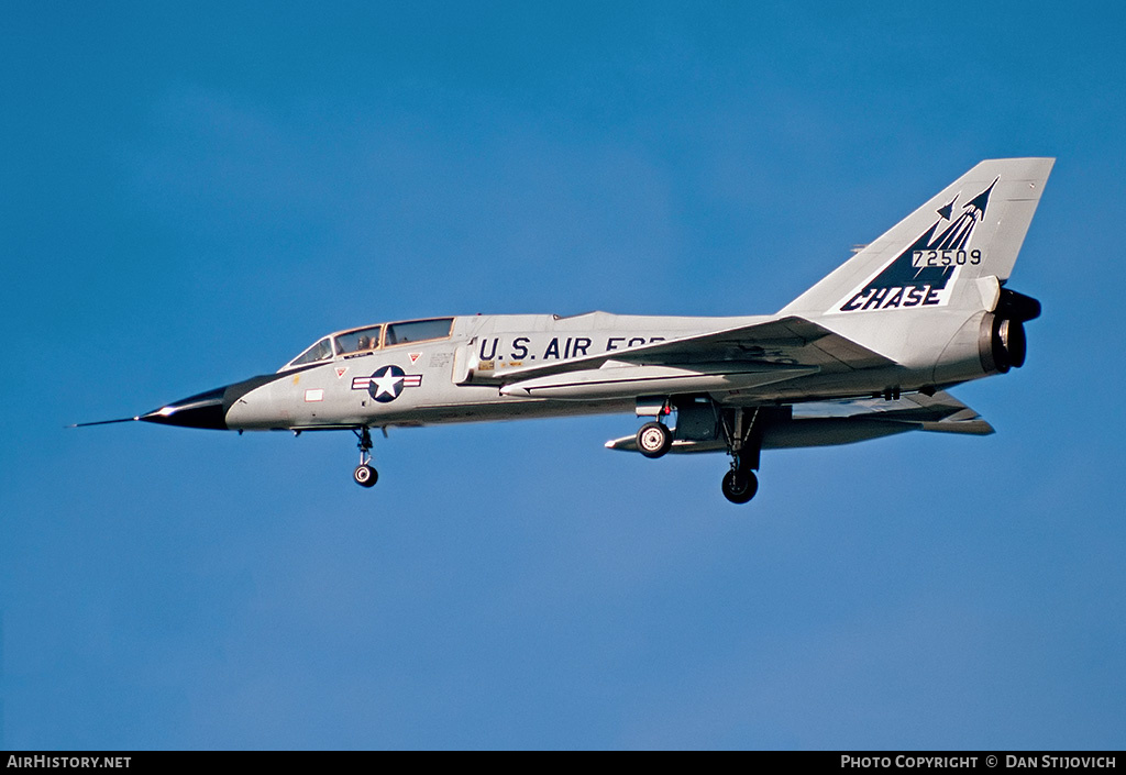 Aircraft Photo of 57-2509 / 72509 | Convair F-106B Delta Dart | USA - Air Force | AirHistory.net #188378