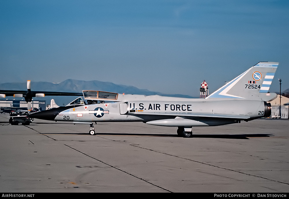 Aircraft Photo of 57-2524 / 72524 | Convair F-106B Delta Dart | USA - Air Force | AirHistory.net #188380