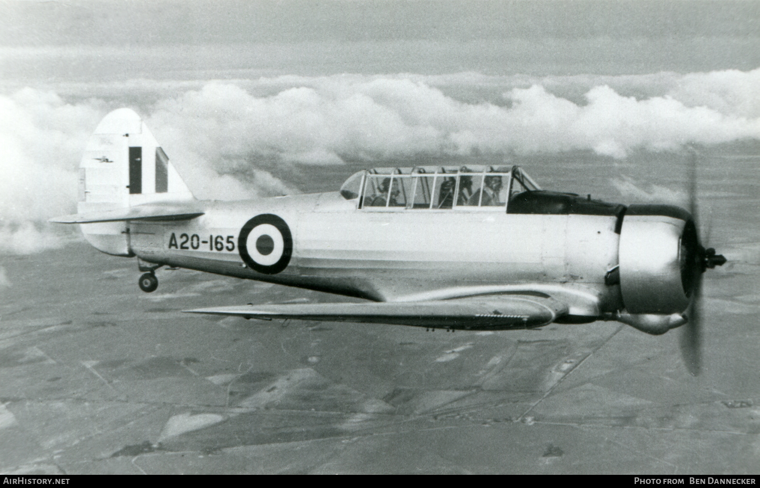 Aircraft Photo of A20-165 | Commonwealth CA-7 Wirraway | Australia - Air Force | AirHistory.net #188381