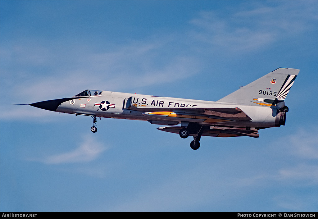 Aircraft Photo of 59-0135 / 90135 | Convair F-106A Delta Dart | USA - Air Force | AirHistory.net #188385