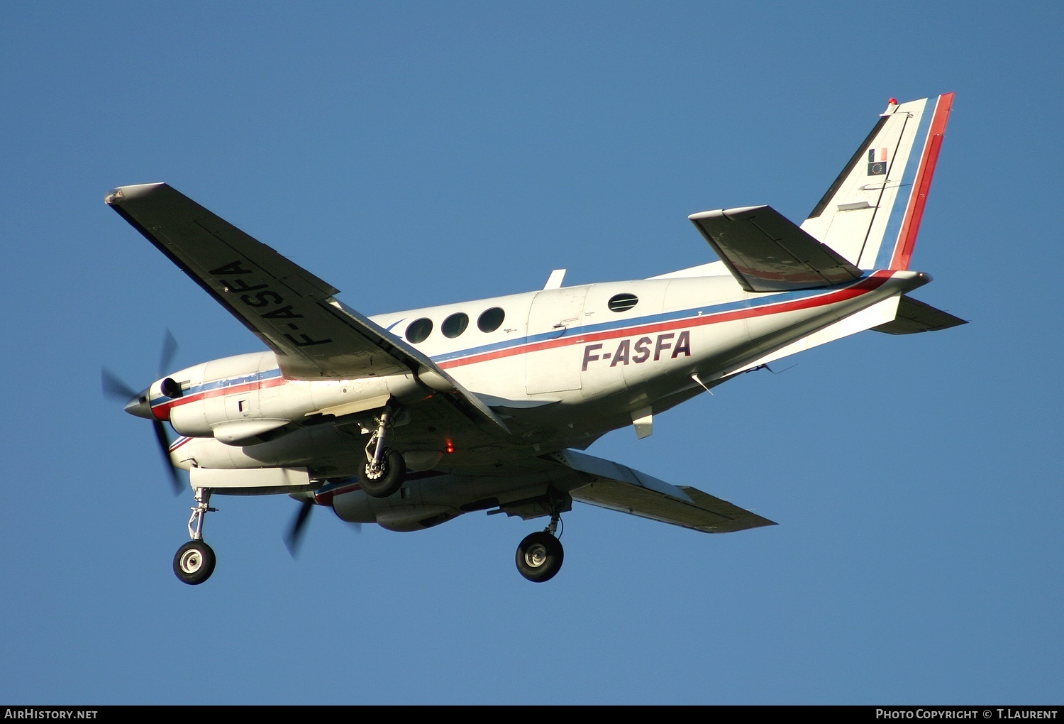 Aircraft Photo of F-ASFA | Beech E90 King Air | DGAC - Direction Générale de l'Aviation Civile | AirHistory.net #188412