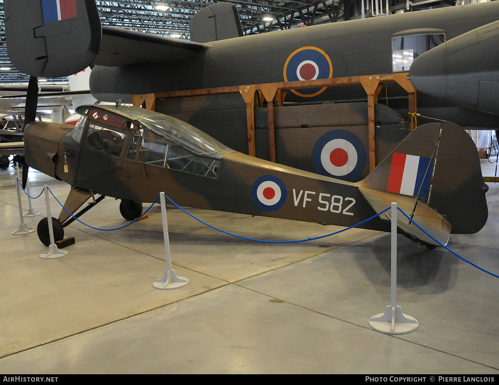 Aircraft Photo of VF582 | Auster K Auster AOP6 | UK - Air Force | AirHistory.net #188413